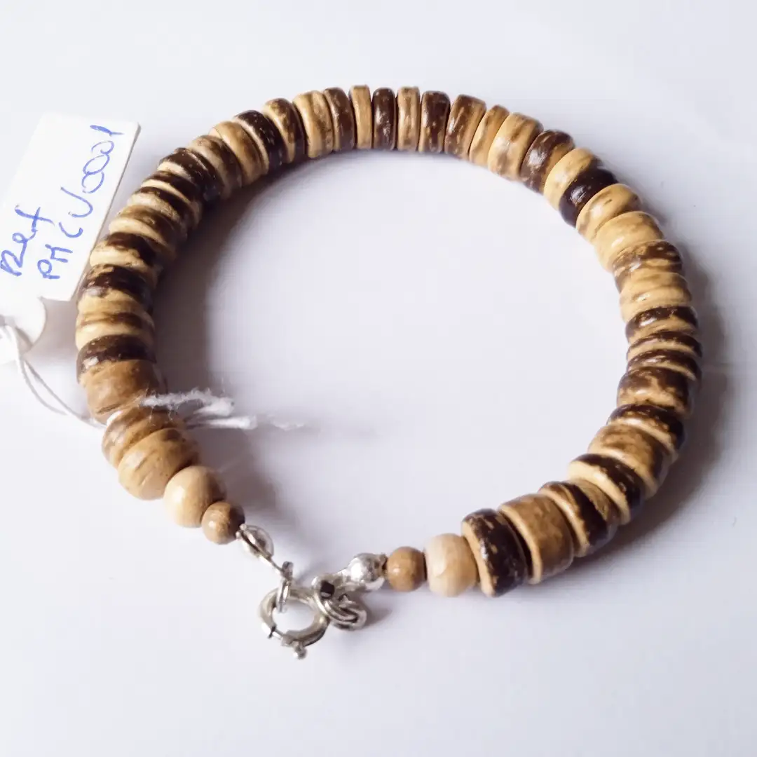 Pulsera Unisex madera de coco